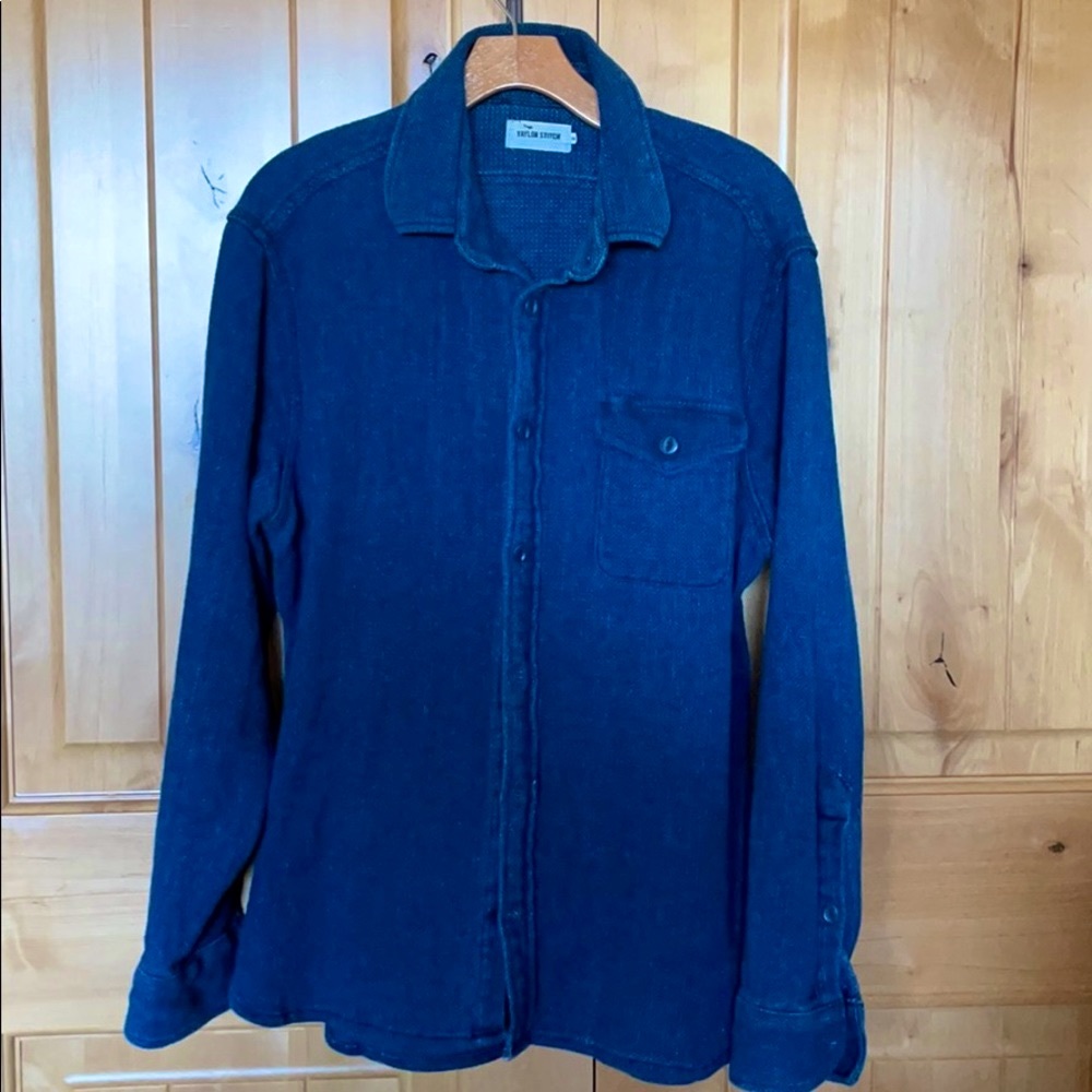 Taylor Stitch - Cash Shirt- Natural Sashiko- 44